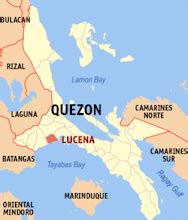 Lucena City Map .